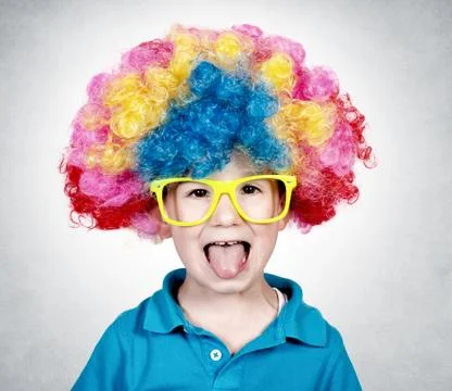 Bow with wig Stock Photos