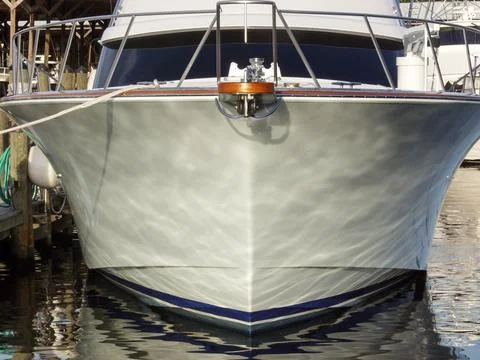 Bow of Yacht Stock Photos