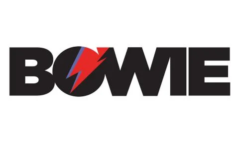 Bowie lightning bolt graphic Иллюстрация