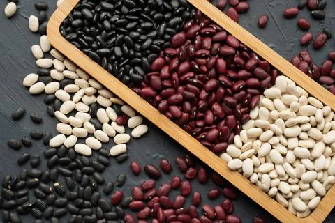Bowl of beans Stock Photos