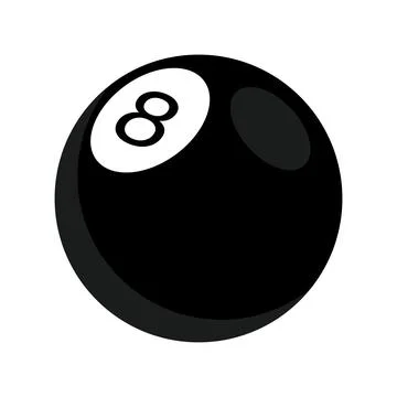 Bowl black ball vector icon. Stock Illustration