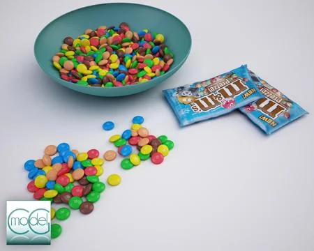 Bowl chocolates 3D Model