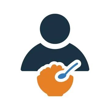 Bowl, eats, food icon. Simple editable vector graphics. イラスト素材