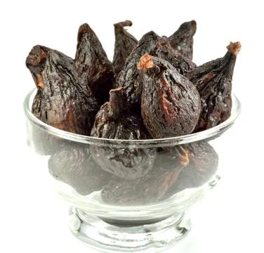 A bowl of figs Stock Photos