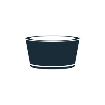 Bowl Icon Design Template Elements Illustration