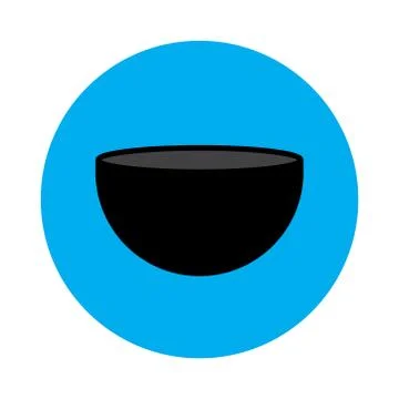 Bowl icon. Design template vector Stock-Illustration