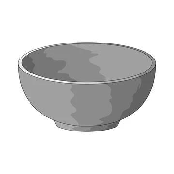 Bowl illustration Stock Illustration