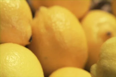 Bowl of Lemons Stock Footage 784558