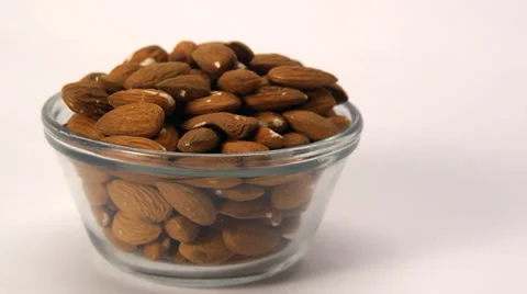 Bowl of Nuts Stock Footage 32419842