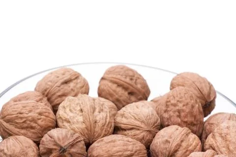 Bowl with nuts Stock Photos
