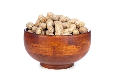 Bowl of peanuts Stock Photos