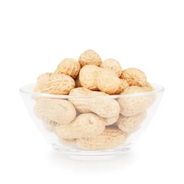 Bowl With Peanuts Stock Photos