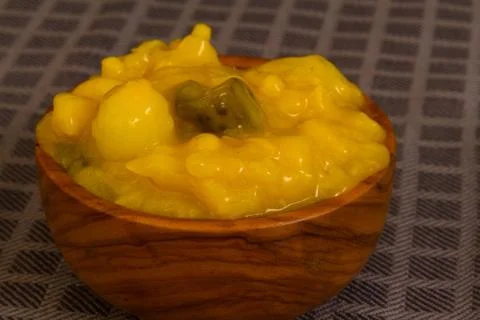 Bowl of piccalilli Stock Photos