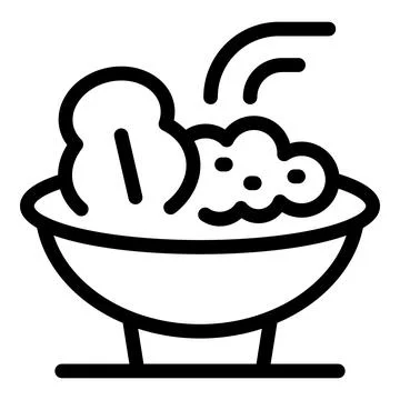 Bowl of salad being prepared with dressing being poured Stock Illustration