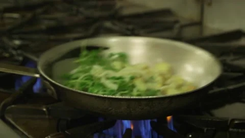 A bowl of soup Stock Footage 155456505