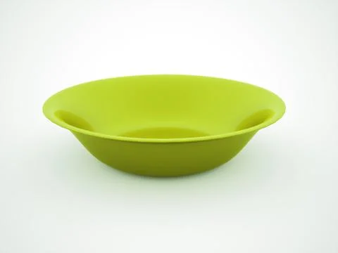 Bowl with spoon rendered Illustrazione stock