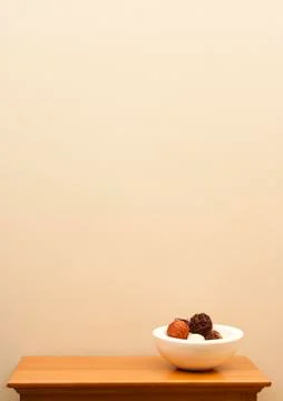 Bowl on table Stock Photos