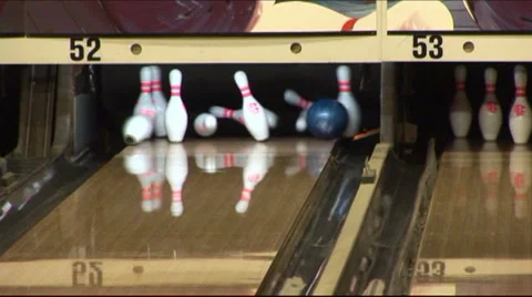 Bowling 2 Stock Footage 888549