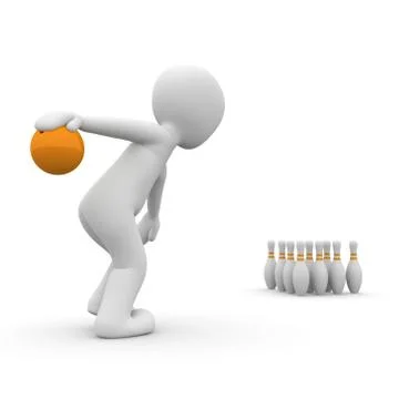 Bowling 2 Stock Illustration