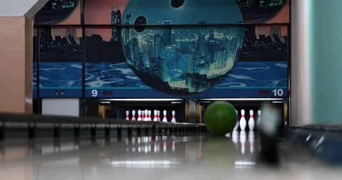Bowling arena.  Stock Footage 269169195