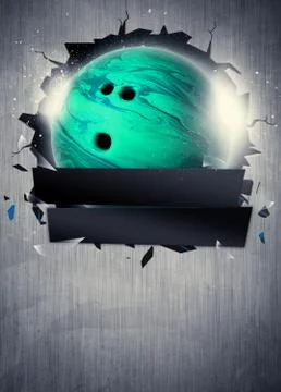 Bowling background Stock Illustration