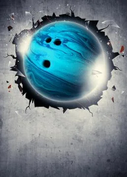 Bowling background Stock Illustration