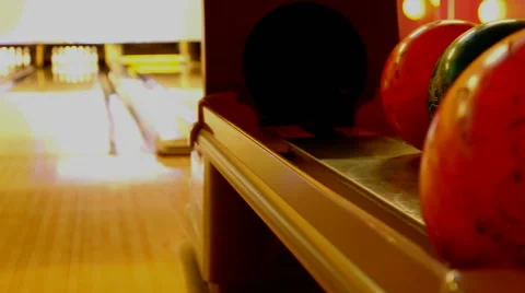 Bowling ball close up Vídeos de archivo 40634817