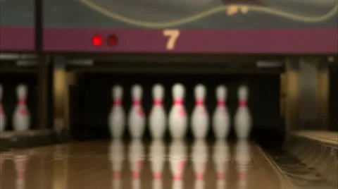 A bowling ball Stock Footage 11314526