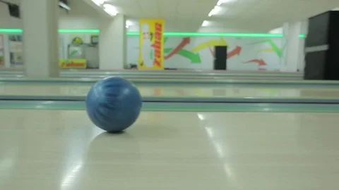 Bowling ball full hd 스톡 동영상 74606531