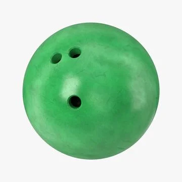 Bowling Ball Green 3D Model 3D Model