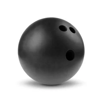 Bowling ball isolated on white background Stock Illustration