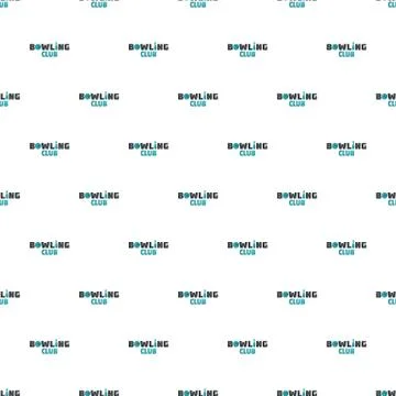 Bowling ball pattern seamless Illustrazione stock