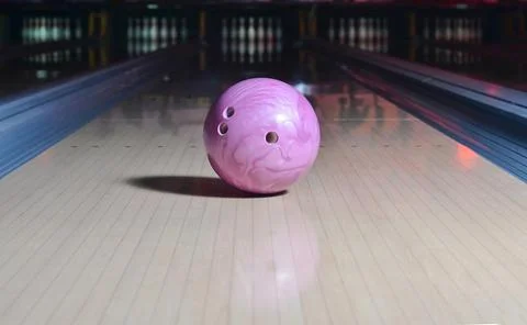Bowling ball Stockfoto's
