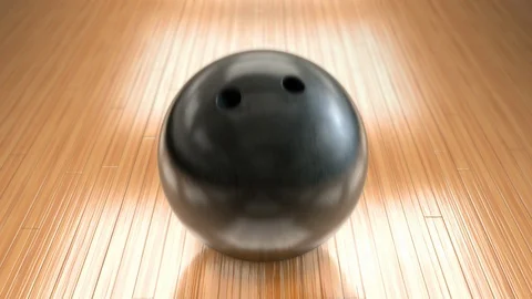 Bowling Ball Run Stock Footage 119047338