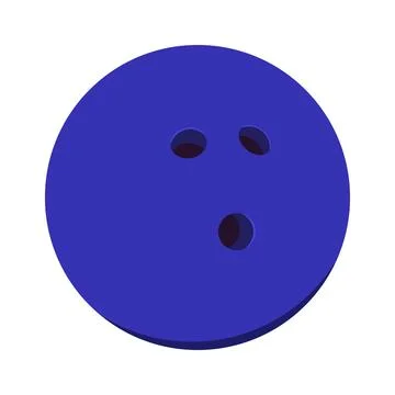 Bowling Ball Vector Illustration Stock Illustration