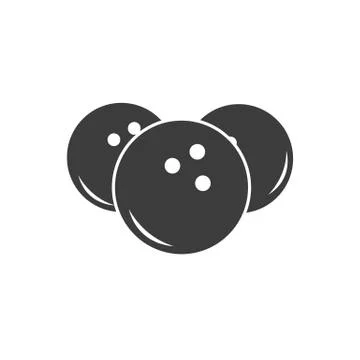Bowling ball Vector isolated on white background. Stock Illustration
