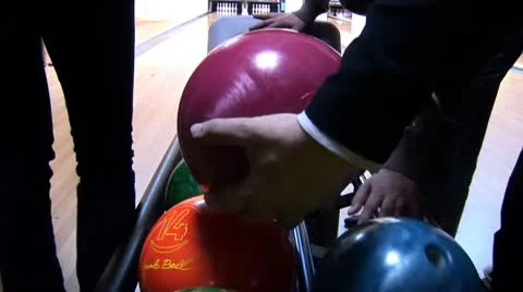Bowling balls Stock Footage 8984851