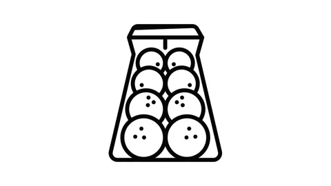 Bowling balls icon animation Stock Footage 152643161