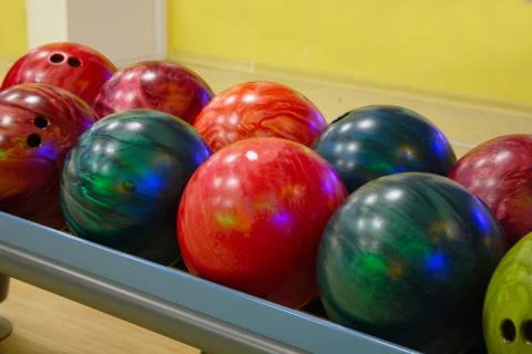 Bowling balls Foto stock