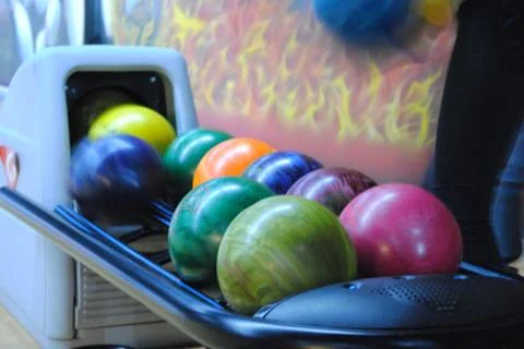 Bowling balls Stock Photos