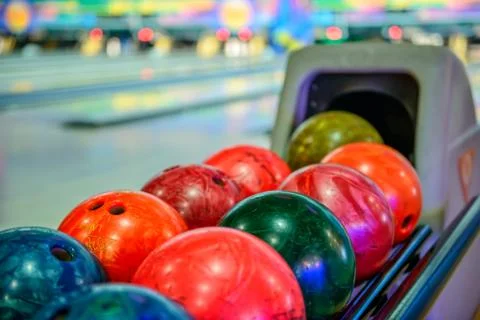Bowling balls Stock Photos