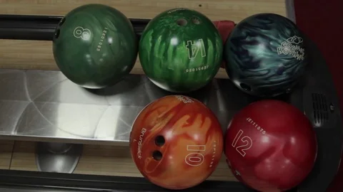 Bowling. bowling balls. 動画素材 80977555