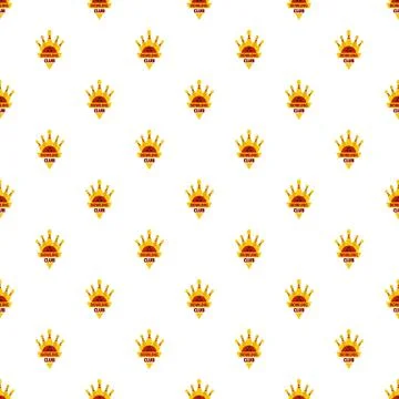 Bowling competition pattern seamless Stock Illustration