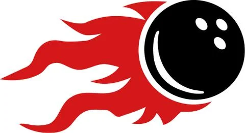 Bowling Fire Stock Illustration