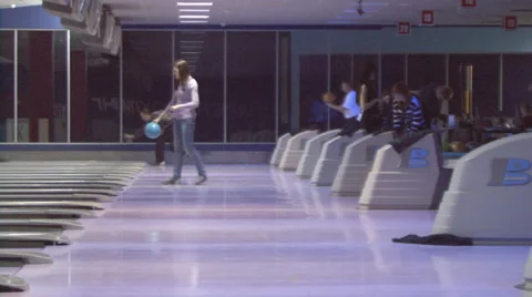 Bowling Stock Footage 1103284