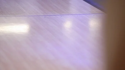 Bowling game with ball Stock Footage 100239595
