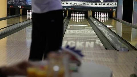 Bowling game Stock Footage 75040720