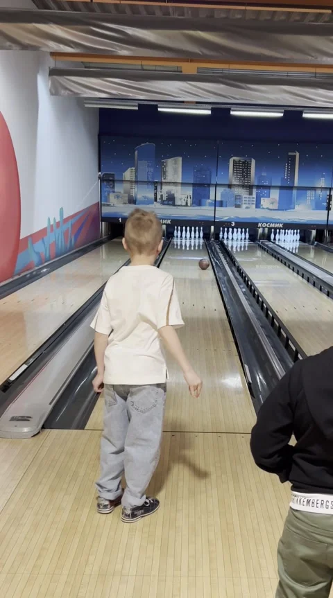 Bowling game Stock Footage 234495789