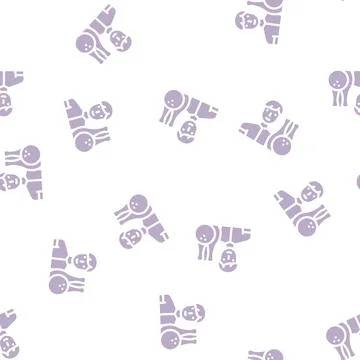 Bowling game glyph vector seamless pattern black 스톡 일러스트