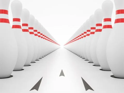 Bowling Game Stock Illustration